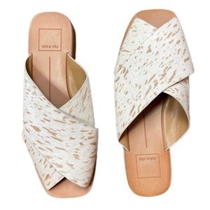 Dolce Vita Capri Platform Sandal cow hair